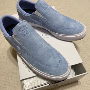 Blue Nike Slip On Sneakers